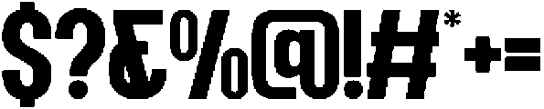 HOSTERO-Regular otf (400) Font OTHER CHARS