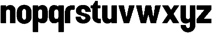 HOSTERO-Regular otf (400) Font LOWERCASE