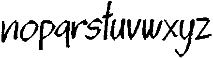 HOWTEN Italic otf (400) Font LOWERCASE