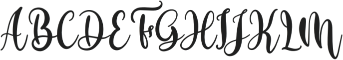 Ho Ho Ho December Regular otf (400) Font UPPERCASE