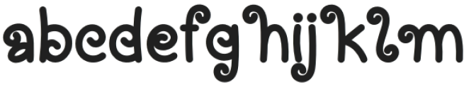 Ho Ho Ho Snowman Regular otf (400) Font LOWERCASE