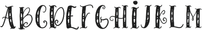 HoHoHoliday Collection Ornament otf (400) Font LOWERCASE