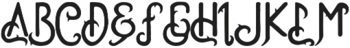 Hobacco Extra Regular otf (400) Font UPPERCASE