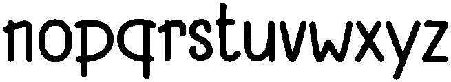 Hocus Pocus Regular otf (400) Font LOWERCASE