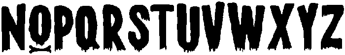 Hocus Pocus Regular otf (400) Font UPPERCASE
