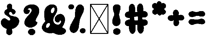 Hocus Pocus Regular otf (400) Font OTHER CHARS