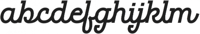 Hogar Slab Script Bold otf (700) Font LOWERCASE