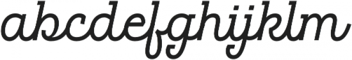 Hogar Slab Script SemiBold otf (600) Font LOWERCASE