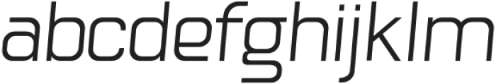 Hogira Light Italic otf (300) Font LOWERCASE