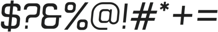 Hogira Medium Italic otf (500) Font OTHER CHARS