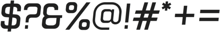 Hogira Semi Bold Italic otf (600) Font OTHER CHARS