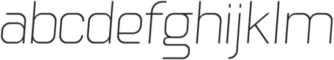 Hogira Thin Italic otf (100) Font LOWERCASE