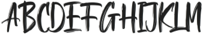 HoglaBrush-Regular otf (400) Font UPPERCASE