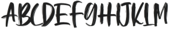 HoglaBrush-Regular otf (400) Font LOWERCASE