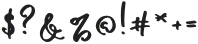 Hogwarts Regular otf (400) Font OTHER CHARS