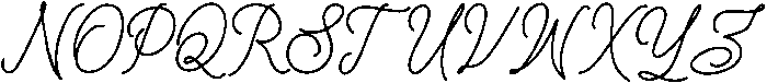 Holany Calira otf (400) Font UPPERCASE