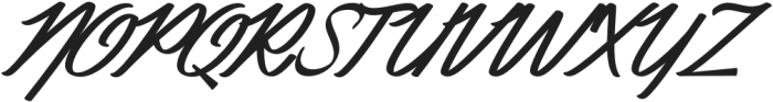 Holasky Italic otf (400) Font UPPERCASE