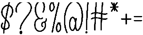 Holding Minimalist Regular otf (400) Font OTHER CHARS