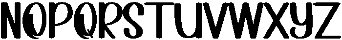 Holding Regular otf (400) Font UPPERCASE
