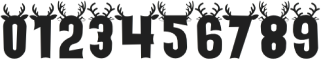 Holiday Harmony Deer otf (400) Font OTHER CHARS