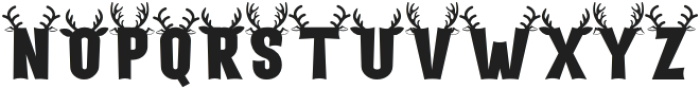 Holiday Harmony Deer otf (400) Font LOWERCASE