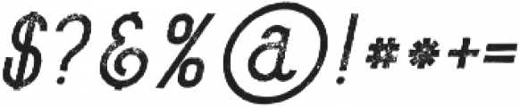 Holiday Regular Glyphs Grunge otf (400) Font OTHER CHARS