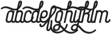 Holiday Regular Glyphs otf (400) Font UPPERCASE