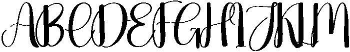 Holiday Regular otf (400) Font UPPERCASE