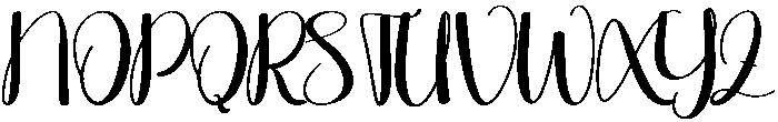 Holiday Regular otf (400) Font UPPERCASE
