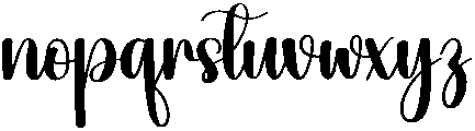 Holiday Regular otf (400) Font LOWERCASE