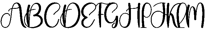 Holiday Regular otf (400) Font UPPERCASE