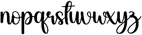 Holiday Regular otf (400) Font LOWERCASE