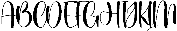 Holiday Regular otf (400) Font UPPERCASE