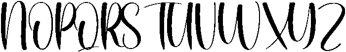 Holiday Regular otf (400) Font UPPERCASE