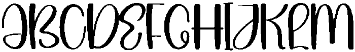 Holiday Regular otf (400) Font UPPERCASE