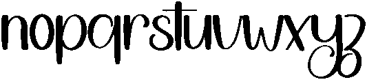 Holiday Regular otf (400) Font LOWERCASE