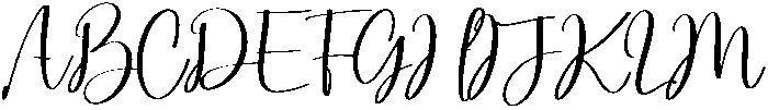 Holiday Regular otf (400) Font UPPERCASE