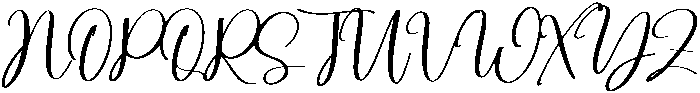 Holiday Regular otf (400) Font UPPERCASE