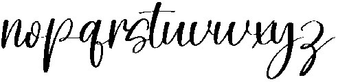 Holiday Regular otf (400) Font LOWERCASE