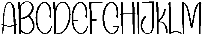 Holiday Regular otf (400) Font UPPERCASE