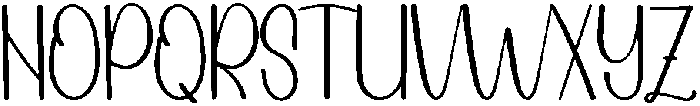 Holiday Regular otf (400) Font UPPERCASE
