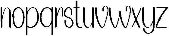 Holiday Regular otf (400) Font LOWERCASE