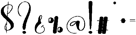 Holiday Regular otf (400) Font OTHER CHARS