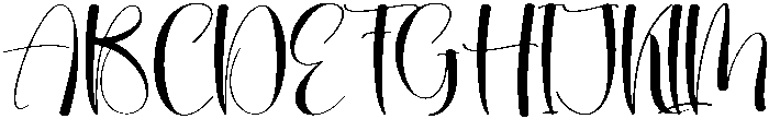 Holiday Regular otf (400) Font UPPERCASE