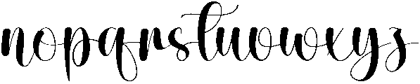Holiday Regular otf (400) Font LOWERCASE