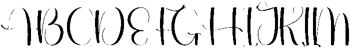 Holiday Regular otf (400) Font UPPERCASE