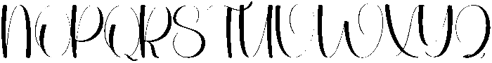 Holiday Regular otf (400) Font UPPERCASE