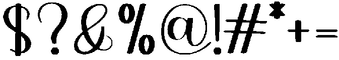 Holiday Regular otf (400) Font OTHER CHARS