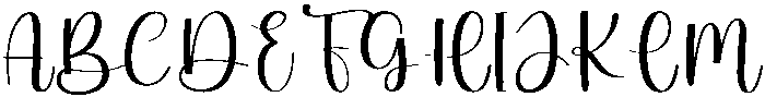 Holiday Regular otf (400) Font UPPERCASE