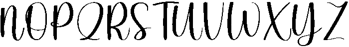 Holiday Regular otf (400) Font UPPERCASE